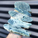 1.1kg Raw New Zealand Greenstone / Pounamu Carving Slices (R14B195)