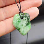 New Zealand Greenstone Pounamu Pendant Necklace (AJJC2298)