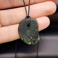 New Zealand Greenstone Pounamu Pendant Necklace (AJJC2277)