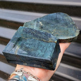 1kg Raw New Zealand Greenstone / Pounamu Carving Slices (R14B509)