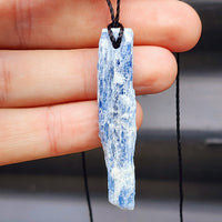 Natural Raw Kyanite Pendant Necklace (1BBB173)