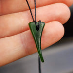 New Zealand Greenstone Pounamu Pendant Necklace (AJJC2316)