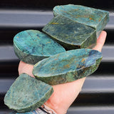 1kg Raw New Zealand Greenstone / Pounamu Carving Slices (R14B383)