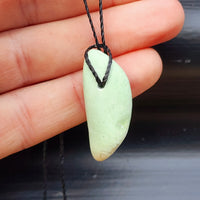 New Zealand Greenstone Pounamu Pendant Necklace (AJJC2302)