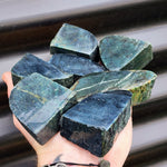 1kg Raw New Zealand Greenstone / Pounamu Carving Slices (R14B401)