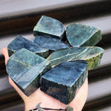 1kg Raw New Zealand Greenstone / Pounamu Carving Slices (R14B401)