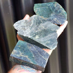 1kg Raw New Zealand Greenstone / Pounamu Carving Slices (R14B250)