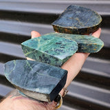 1kg Raw New Zealand Greenstone / Pounamu Carving Slices (R14B506)