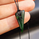 New Zealand Greenstone Pounamu Pendant Necklace (AJJC2317)