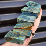 1kg Raw New Zealand Greenstone / Pounamu Carving Slices (R14B355)
