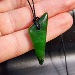 New Zealand Greenstone Pounamu Pendant Necklace (AJJC2323)