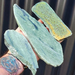 1kg Raw New Zealand Greenstone / Pounamu Carving Slices (R14B246)