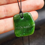 Nephrite Jade / Greenstone Pendant Necklace (AJJC2492)