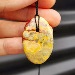 Natural Polished Crazy Lace Agate Pendant (1BBB8)