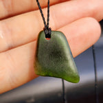 New Zealand Greenstone Pounamu Pendant Necklace (AJJC2312)
