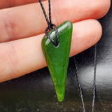 Nephrite Jade / Greenstone Pendant Necklace (AJJC2493)