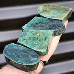 1kg Raw New Zealand Greenstone / Pounamu Carving Slices (R14B420)