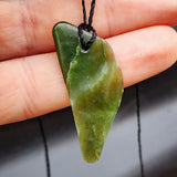 Natural Greenstone Pendant Necklace (AJJC2425)