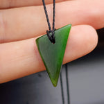 New Zealand Greenstone Pounamu Pendant Necklace (AJJC2290)