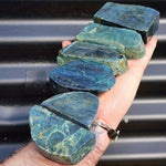 1kg Raw New Zealand Greenstone / Pounamu Carving Slices (R14B373)