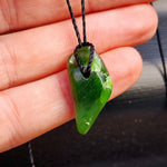 New Zealand Greenstone Pounamu Pendant Necklace (AJJC2332)