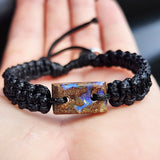 Australian Opal One Off Macrame Bracelet (1A3-811)