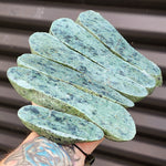 1kg Raw New Zealand Greenstone / Pounamu Carving Slices (R14B236)