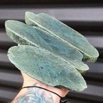 1kg Raw New Zealand Greenstone / Pounamu Carving Slices (R14B239)