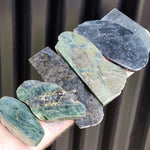 1kg Raw New Zealand Greenstone / Pounamu Carving Slices (R14B253)