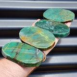 1kg PK Raw Nephrite Jade / Greenstone Carving Slices (R14B514)