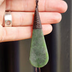 NZ Greenstone Pounamu Patu Pendant Necklace (N176)