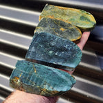 1kg Raw New Zealand Greenstone / Pounamu Carving Slices (R14B320)