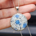 Solid Sterling Silver & Natural K2 Jasper Handmade Necklace
