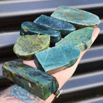 1kg Raw New Zealand Greenstone / Pounamu Carving Slices (R14B370)