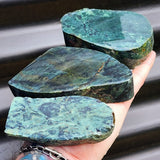 1kg Raw New Zealand Greenstone / Pounamu Carving Slices (R14B414)