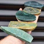 1kg Raw New Zealand Greenstone / Pounamu Carving Slices (R14B324)