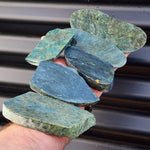 1kg Raw New Zealand Greenstone / Pounamu Carving Slices (R14B292)