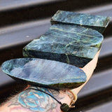 1kg Raw New Zealand Greenstone / Pounamu Carving Slices (R14B497)