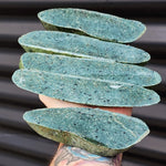 1kg Raw New Zealand Greenstone / Pounamu Carving Slices (R14B223)
