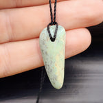 New Zealand Greenstone Pounamu Pendant Necklace (AJJC2279)