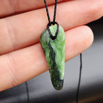 New Zealand Greenstone Pounamu Pendant Necklace (AJJC2294)