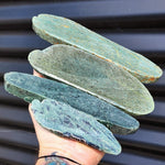 1kg Raw New Zealand Greenstone / Pounamu Carving Slices (R14B214)