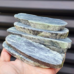 1kg Raw New Zealand Greenstone / Pounamu Carving Slices (R14B231)