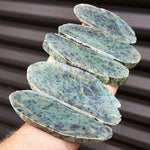 1kg Raw New Zealand Greenstone / Pounamu Carving Slices (R14B225)