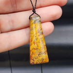 Natural Jasper Toki Pendant Necklace (1BBB275)