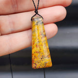 Natural Jasper Toki Pendant Necklace (1BBB275)