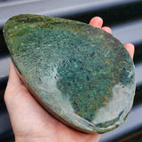 1kg Raw New Zealand Greenstone / Pounamu Carving Slice (R14B437)