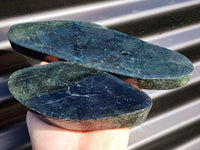 1kg Raw New Zealand Greenstone / Pounamu Carving Slices (R14B346)