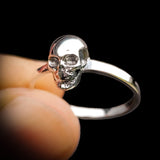 CLEARANCE Solid 925 Sterling Silver Skull Ring