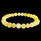 Raw Lemon Baltic Amber Elastic Bracelet